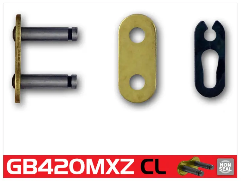 Rk Gb420Mxz Gold-Anodized Clip Link Chain – Mxz Series, Compatible With 420 Pitch Chains 1