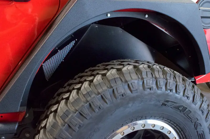 Dv8 Offroad 2018+ Jeep Wrangler Jl Rear Inner Fenders - Black 1