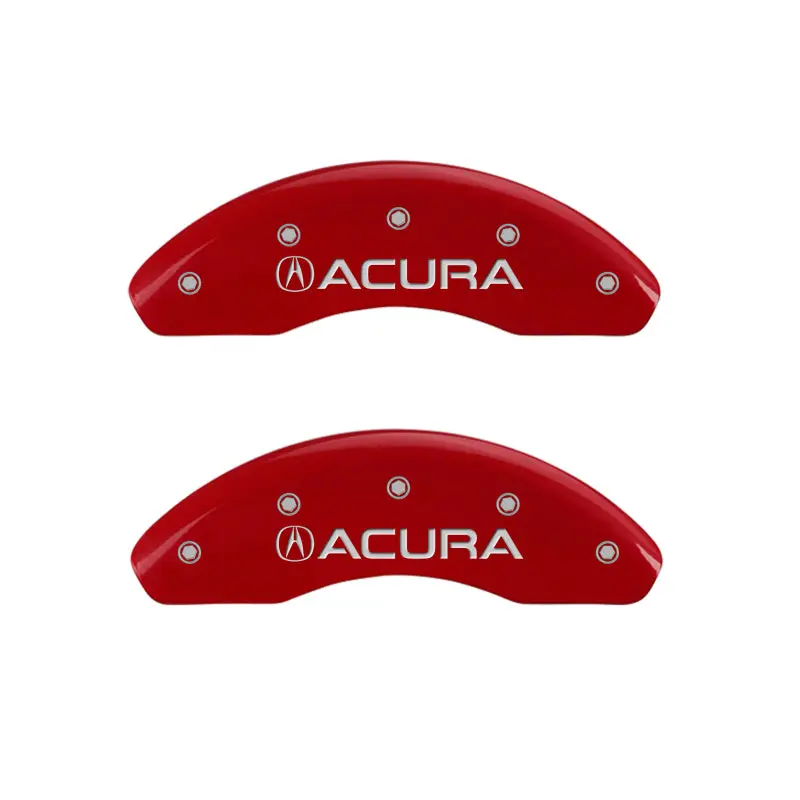 Mgp 4 Caliper Covers Engraved Front Acura Rear Ilx Red Finish Silver Char 2017 Acura Ilx 1