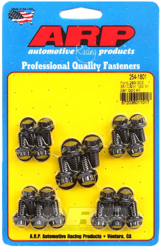 Arp Ford 289-302 / 351 C&W 12Pt Oil Pan Bolt Kit 1