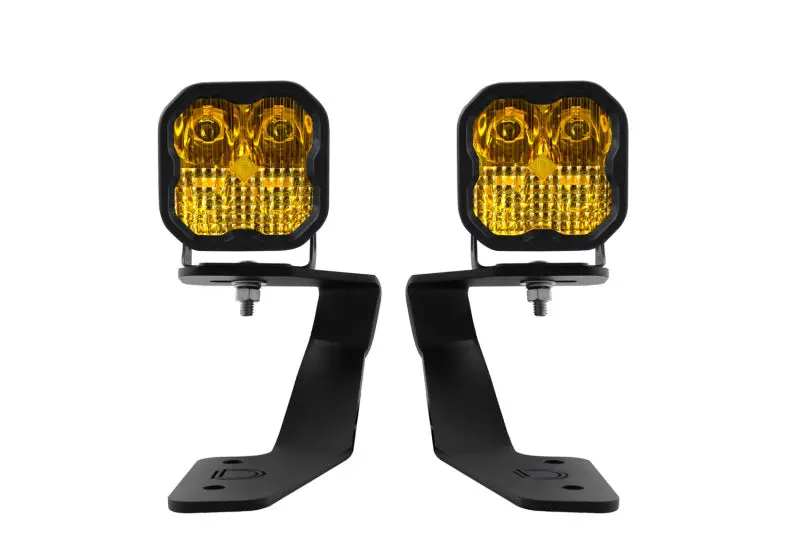 Diode Dynamics 18-21 Subaru Crosstrek Pro Ss3 Led Ditch Light Kit - Yellow Combo 1