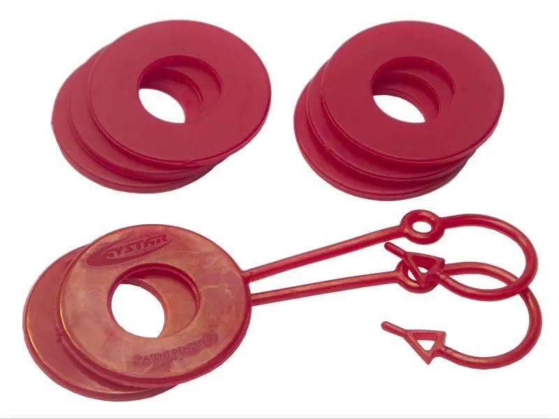Daystar Red Locking D Ring Isolator W/Washer Kit 1