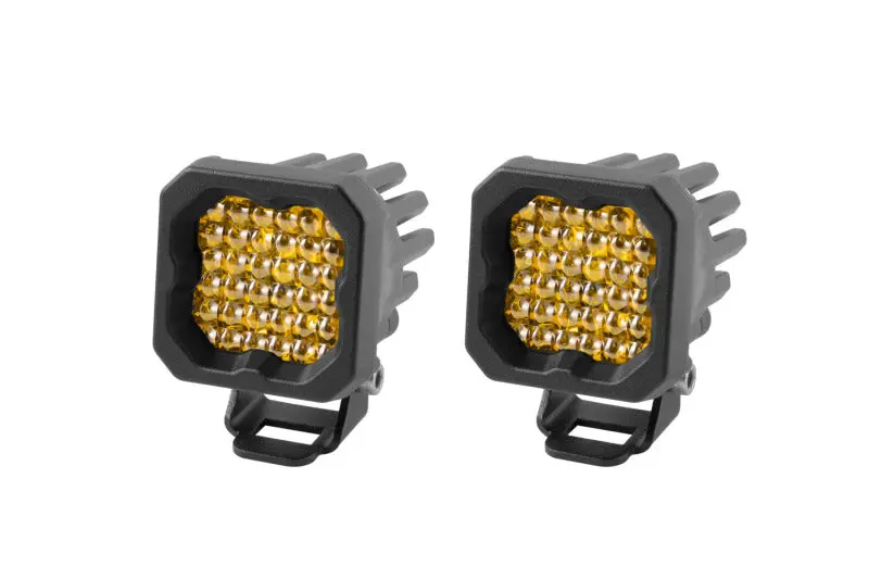 Diode Dynamics Stage Series C1 Led Pod Sport - Yellow Flood Standard Abl (Pair) 1