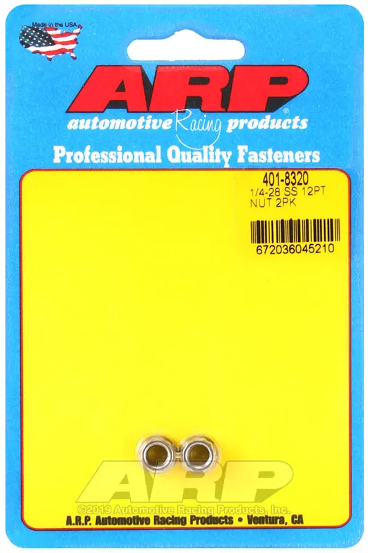 Arp 1/4-20 Ss 12Pt Nut Kit 1