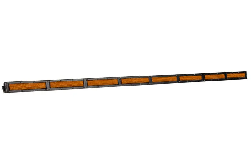Diode Dynamics 50 In Led Light Bar Single Row Straight - Amber Flood Each Stage Series 1