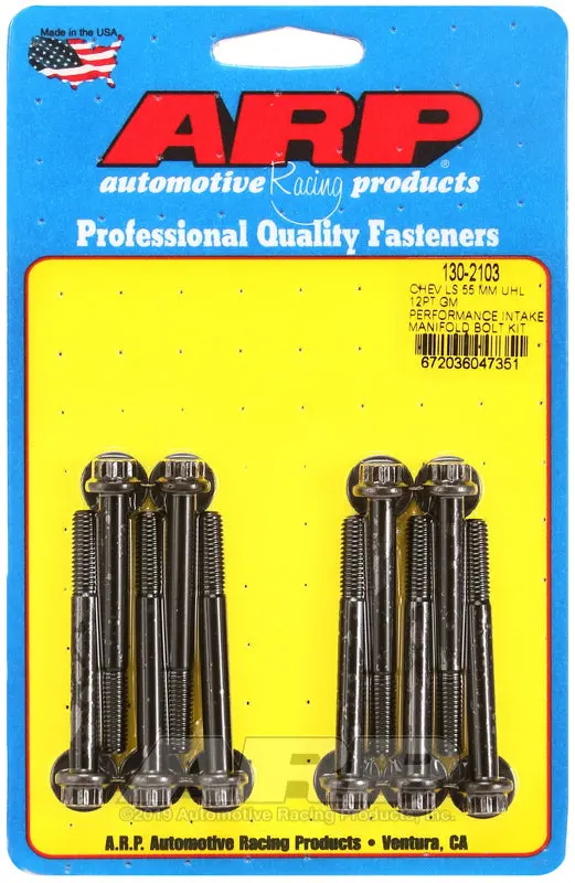 Arp Chevy Ls 55Mm Uhl 12Pt Gm Performance Intake Manifold Bolt Kit 1