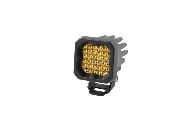 Diode Dynamics Stage Series C1 Led Pod Pro - Yellow Flood Standard Abl Each 1