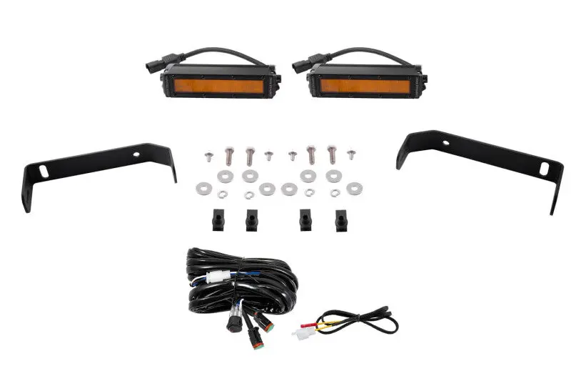 Diode Dynamics 19-21 Ford Ranger Ss6 Led Lightbar Kit - Amber Wide 1