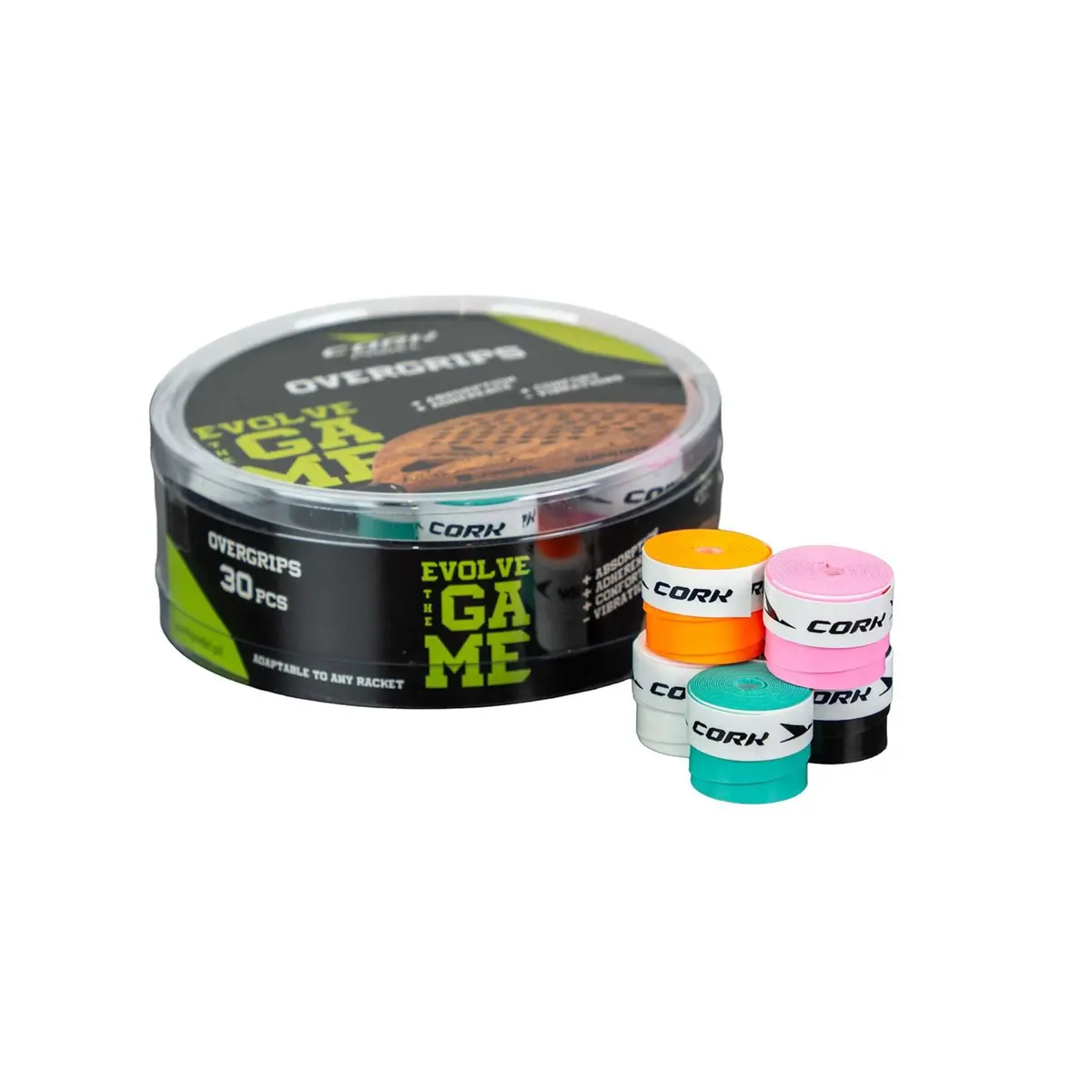 Cork Overgrips 30 Pcs – Mixed Colors 1
