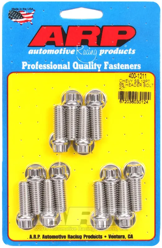 Arp Sb Chevy Ss 12Pt Header Bolt Kit 1