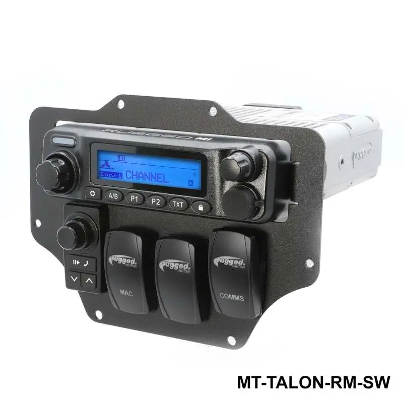 Rugged Radios Honda Talon Mount - Radio Intercom And Switches M1 / G1 / Rm45 / Rm60 / Gmr45 1