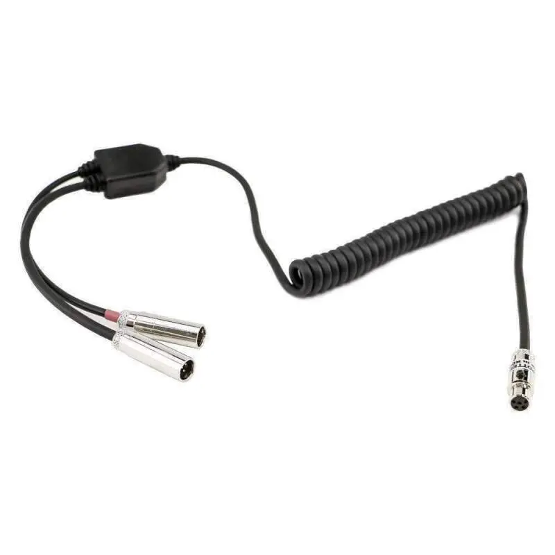 Rugged Radios Dual Radios To Headset Coil Cord Adapter For Crew Chief And Race Control 1
