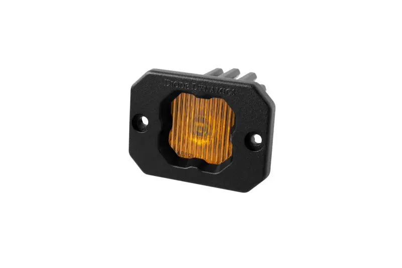 Diode Dynamics Stage Series C1 Led Pod - Yellow Sae Fog Flush Abl Each 1