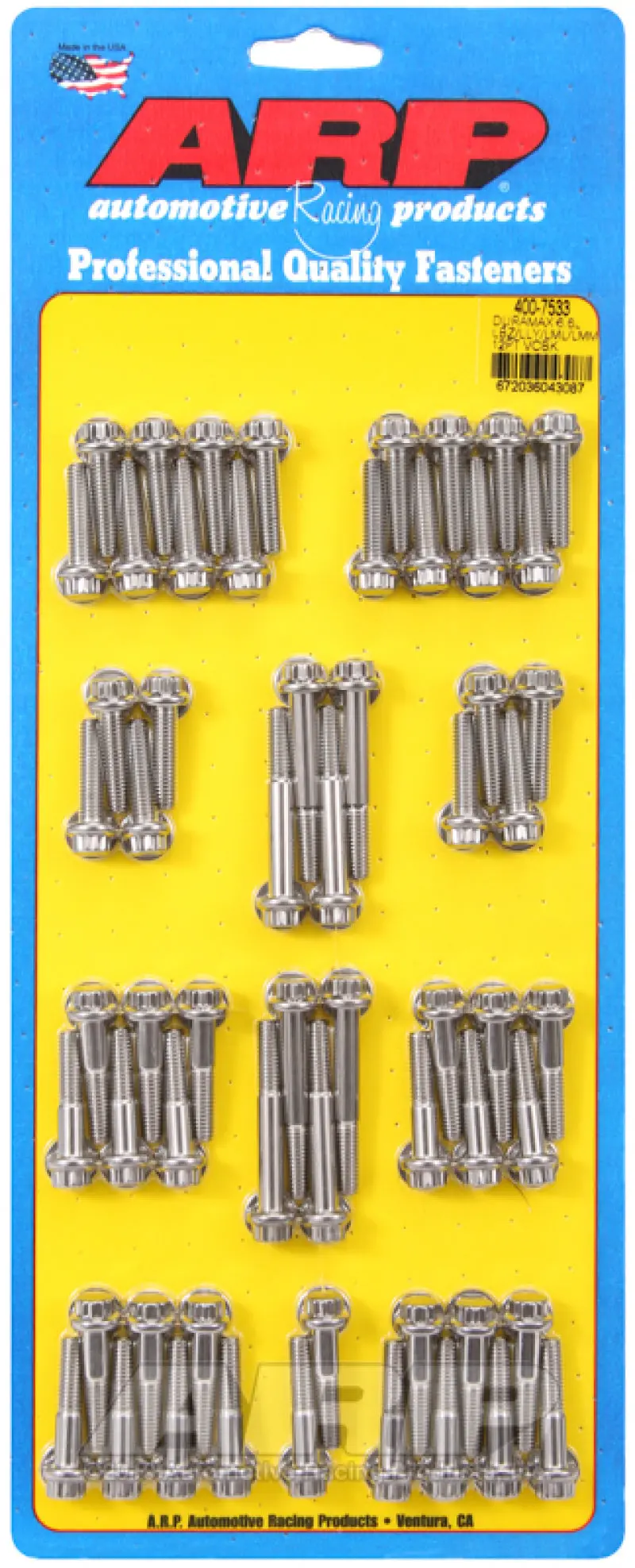 Arp Duramax 6.6L Lbz/Lly/Lml/Lmm 12Pt Valve Cover Bolt Kit 1