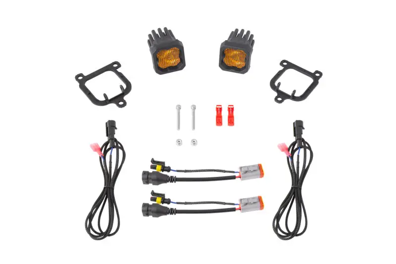 Diode Dynamics Ssc1 Type Fbs Led Fog Light Kit - Yellow Sae Fog 1