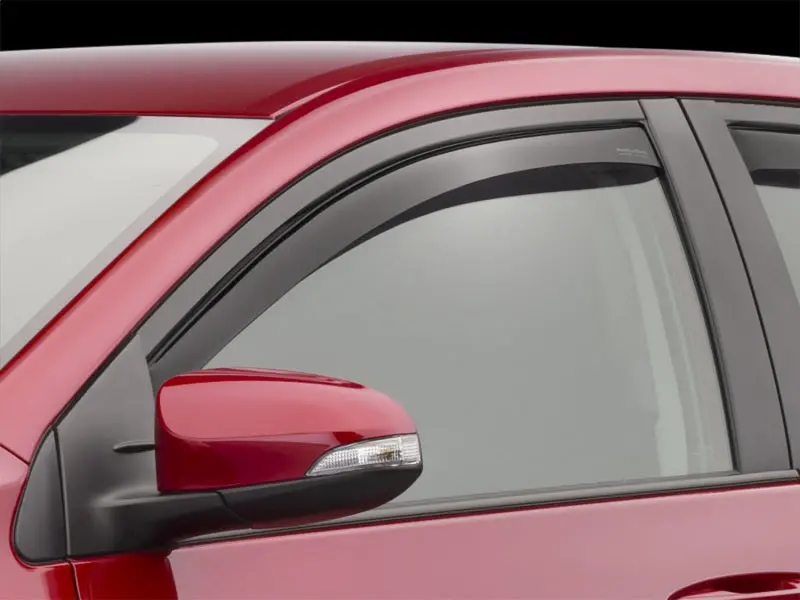 Weathertech 14-19 Toyota Corolla (Incl. Im) Front Side Window Deflectors - Dark Smoke 1