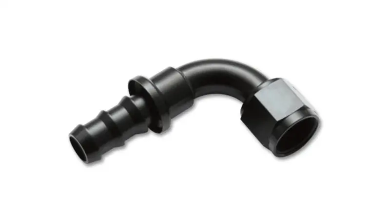 Vibrant -8An Aluminum 90° Push-On Hose End Fitting 1