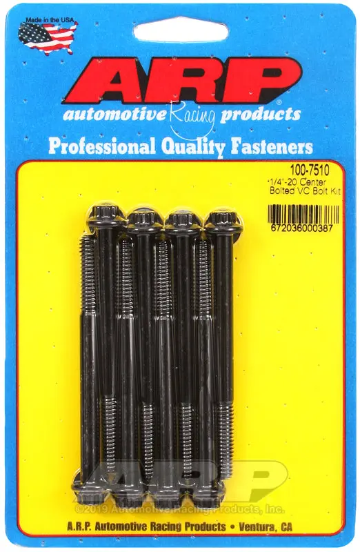 Arp 1/4-20 Center Bolted 12Pt Valve Cover Bolt Kit 1