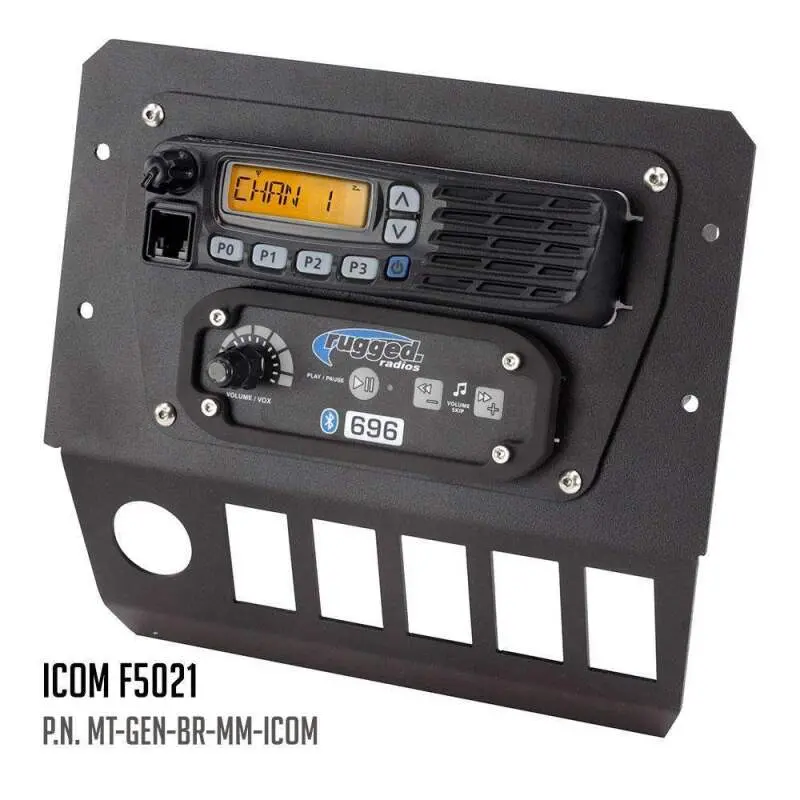 Rugged Radios Polaris General Multi Mount Kit For Radio And Intercom Kenwood Tk7360 1