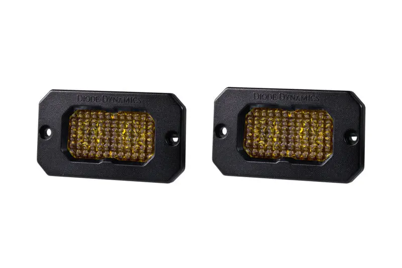 Diode Dynamics Stage Series 2 In Led Pod Pro - Yellow Flood Flush Abl (Pair) 1
