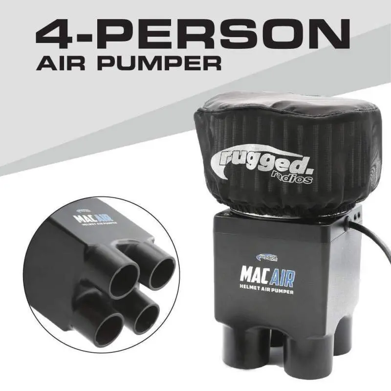 Rugged Radios Mac Air 4-Person Helmet Air Pumper (Pumper Only) 1
