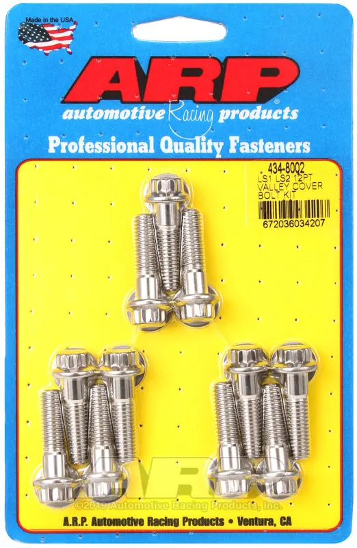 Arp Ls1 Ls2 Ss 12Pt Valley Cover Bolt Kit 1