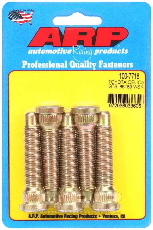 Arp 86-89 Toyota Celica Gts Front Wheel Stud Kit 1