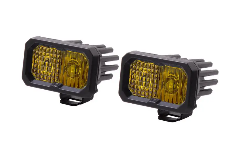 Diode Dynamics Stage Series 2 In Led Pod Pro - Yellow Combo Standard Abl (Pair) 1