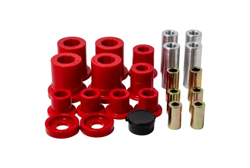 Energy Suspension 10-18 Dodge Ram 1500 Front Control Arm Bushing Set - Red 1
