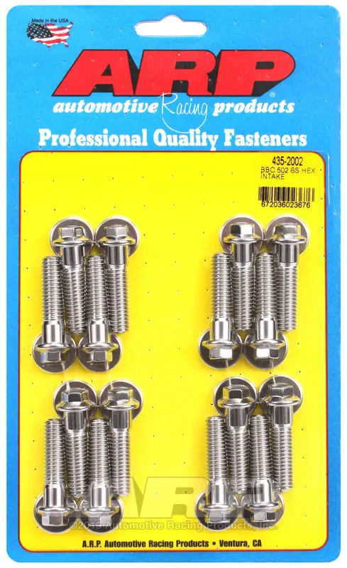 Arp Bb Chevy 502 Ss Hex Intake Manifold Bolt Kit 1