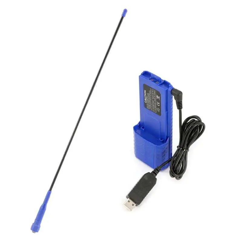 Rugged Radios Go Further Bundle (For V3/Rh5r Radios) Lr Antenna Xl Batt W/Usb Charging Cable 1