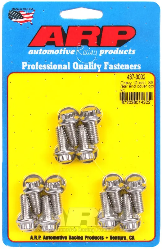Arp Chevy 12-Bolt Ss Rear End Cover Bolt Kit 1