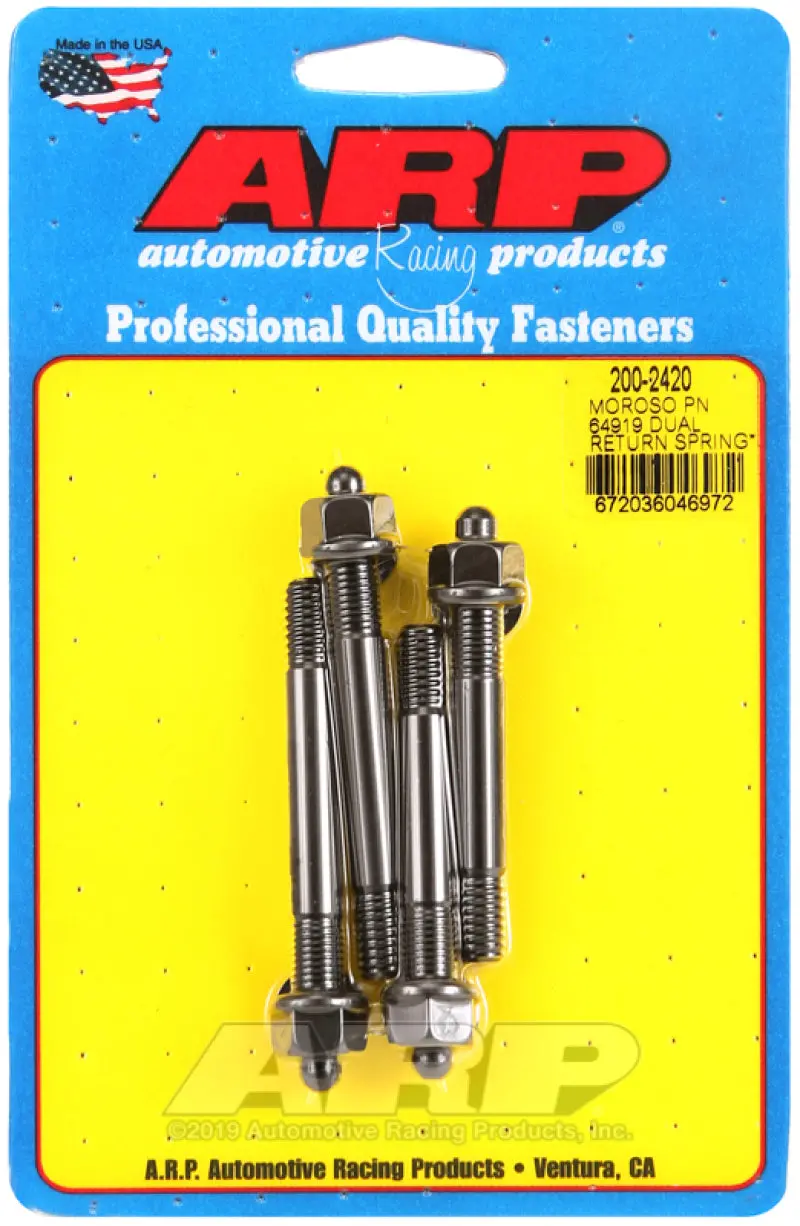 Arp Moroso 64919 Dual Return Spring W/ 1In Spacer Plate Carb Stud Kit 1