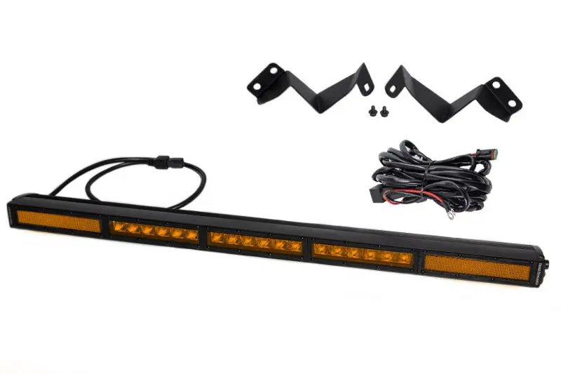 Diode Dynamics 16-21 Toyota Tacoma Ss30 Stealth Lightbar Kit - Amber Combo 1
