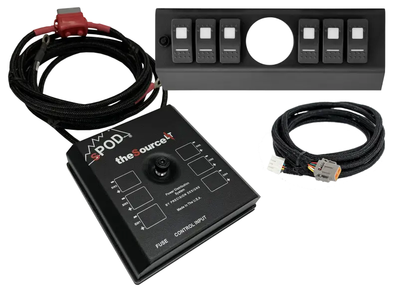 Spod 07-08 Jeep Wrangler Jk Sourcelt W/ Opening Switch Panel (2 1/16 Inch) 1