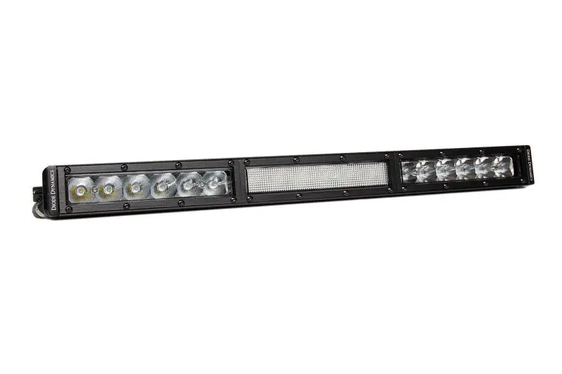 Diode Dynamics 18 In Led Light Bar Single Row Straight Clear Combo Each Stage Series 1
