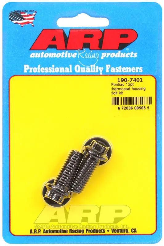 Arp Pontiac 12Pt Thermostat Housing Bolt Kit 1