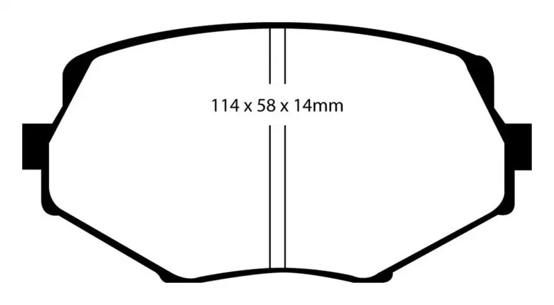 Ebc Bluestuff Front Brake Pads For 1994–2001 Mazda Miata (Mx-5) 1