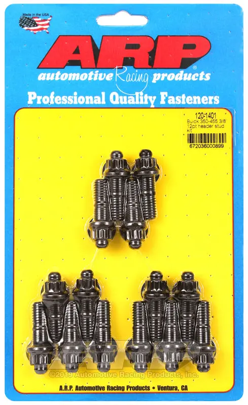 Arp Buick 350-455 3/8In 12Pt Header Stud Kit 1