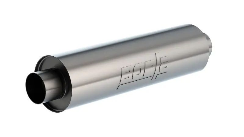 Borla Universal Muffler 6.75 X 24.00In Lg. X 3.53 I.D. W/Nipples, Un-Notched , Oal 29.00In 1