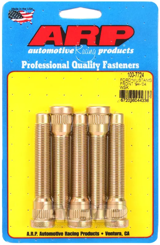 Arp 94-04 Ford Mustang Front Wheel Stud Kit (Set Of 5) 1