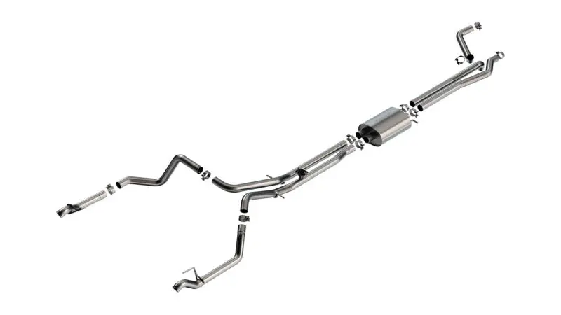 Borla 24-25 Chevy Silverado 1500 (6.2L V8) S-Type Cat Back - Factory Tips 1