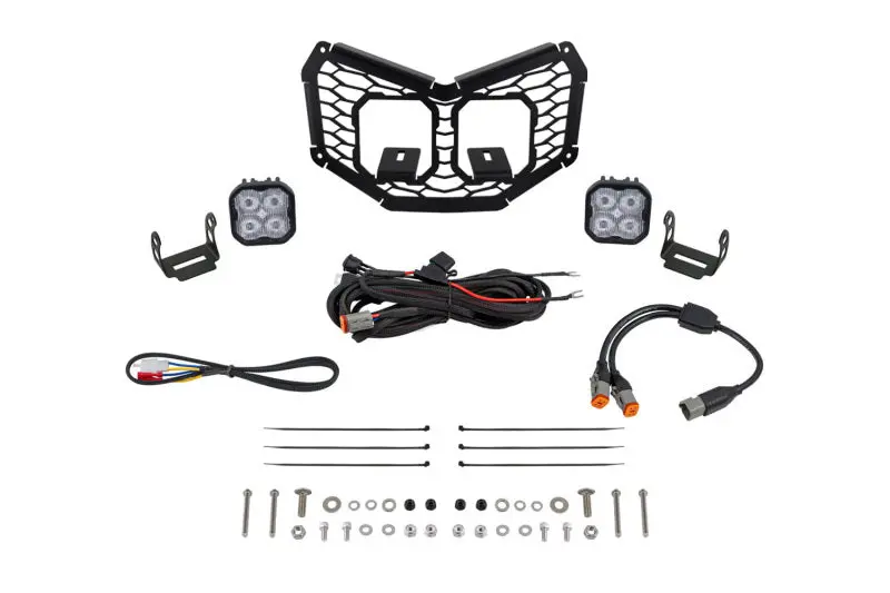 Diode Dynamics 17-24 Can-Am Maverick X3 Stage Series Led Grille Kit - Pro White Fog 1