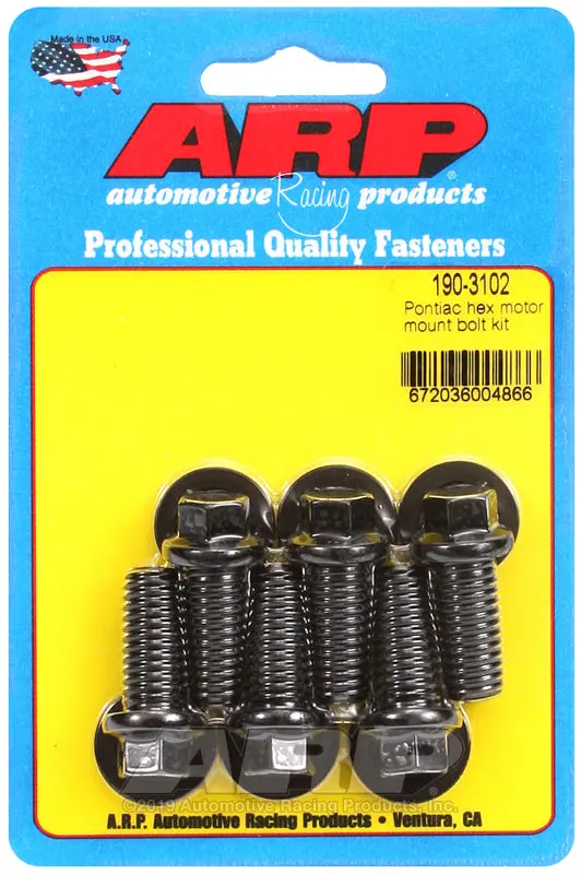 Arp Pontiac Hex Motor Mount Bolt Kit 1