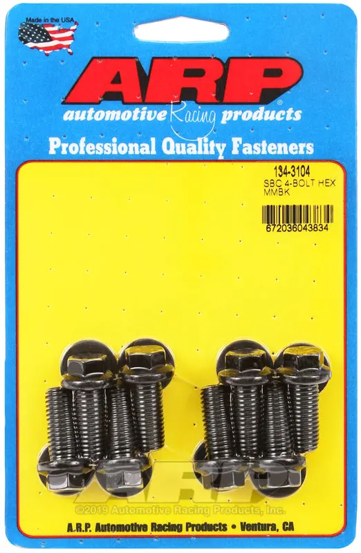 Arp Sb Chevy 4-Bolt Hex Motor Mount Bolt Kit 1