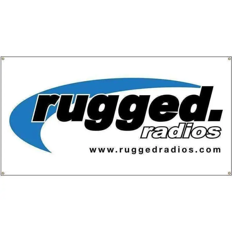 Rugged Radios Rugged Radios Race Banners - Available In Different Sizes 2 X 4 Banner 1