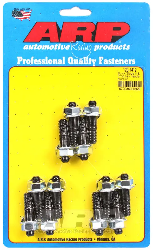 Arp Buick Stage Ii & Prod Hex Header Stud Kit 1