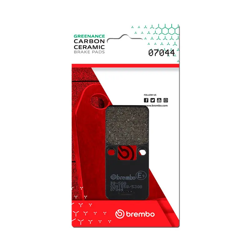 Brembo Oe Suzuki A/Suzuki Ay/Suzuki Ux/Yamaha Dt/Yamaha Tzr Carbon Ceramic Brake Pad - Rear 1