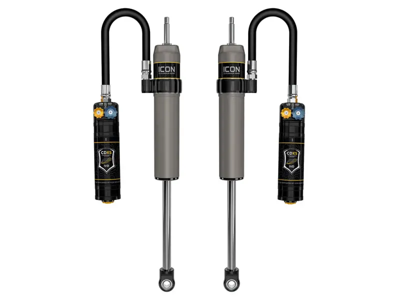 Icon 24+ Toyota Tacoma Remote Reservoir Shocks W/ Cdxs 0-1In. Lift- (Rear) 1
