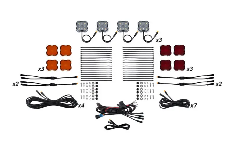 Diode Dynamics Single-Color Rock Light Installer Kit (12-Pack) 1